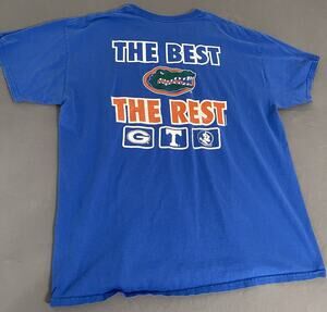 Florida Gators “The Best The Rest” GTO Graphic T-Shirt Blue Large Vintage